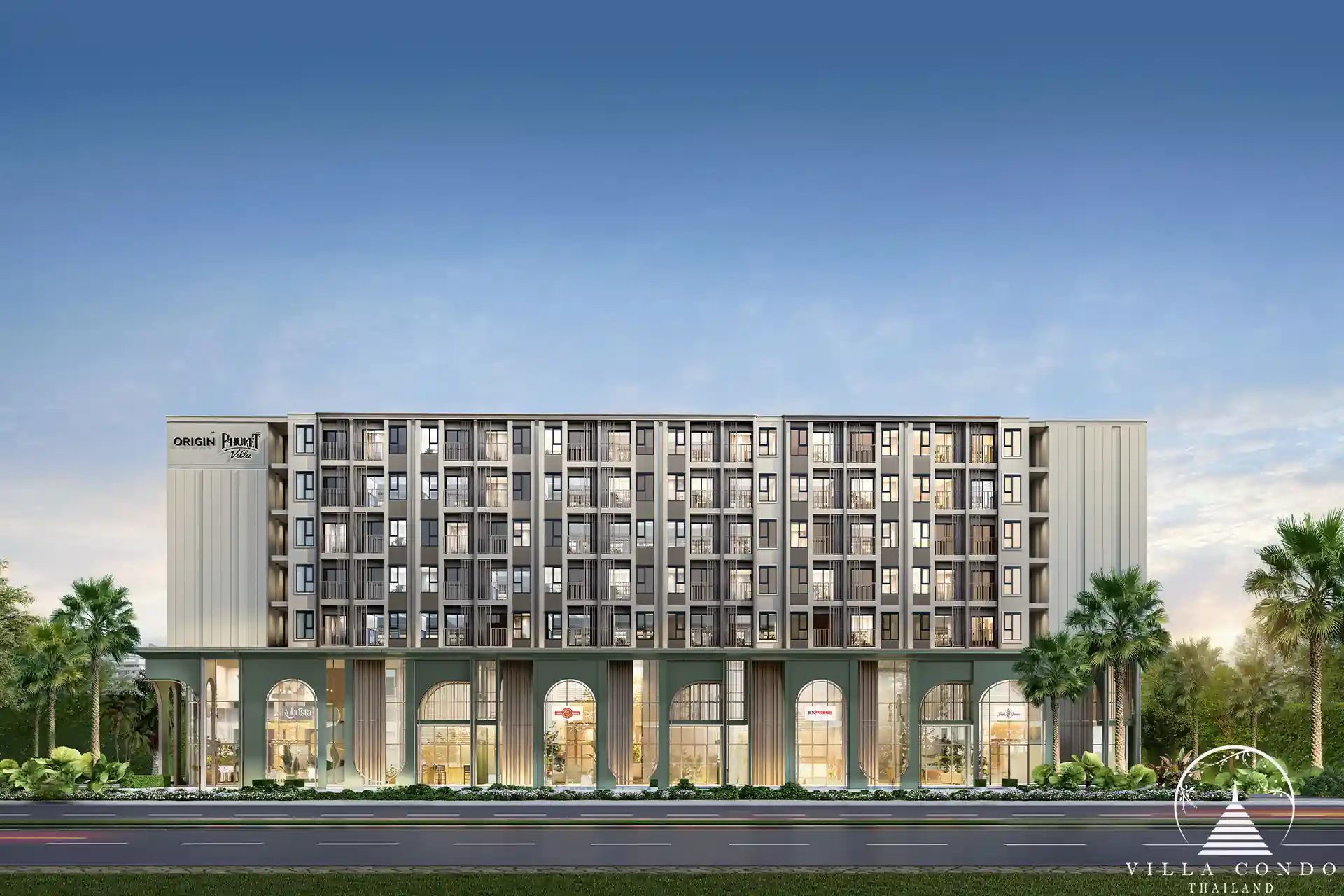 Front view of Origin Kathu Patong Condominium in Phuket