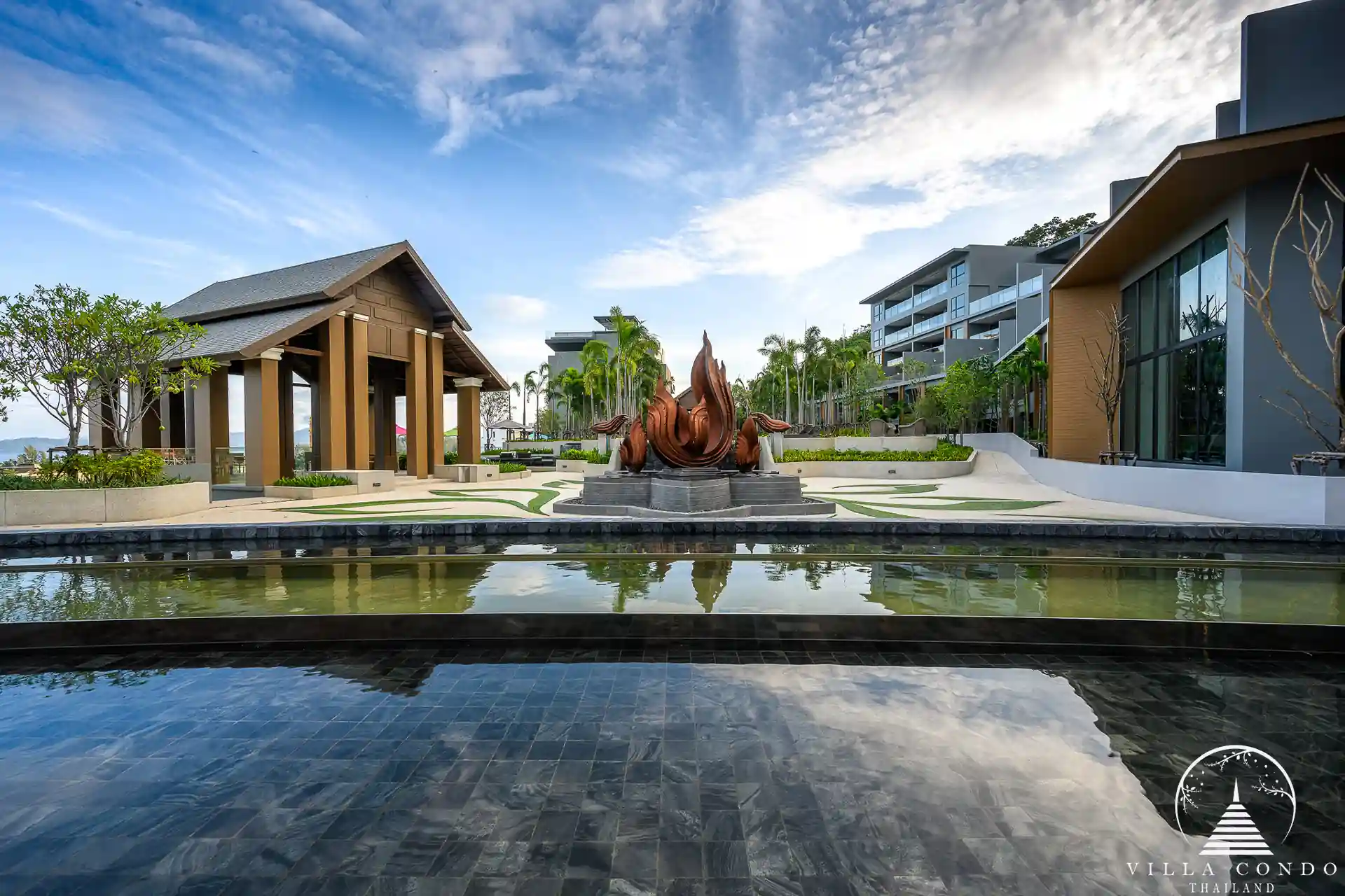 Common area at Panora Sea View Condominium.