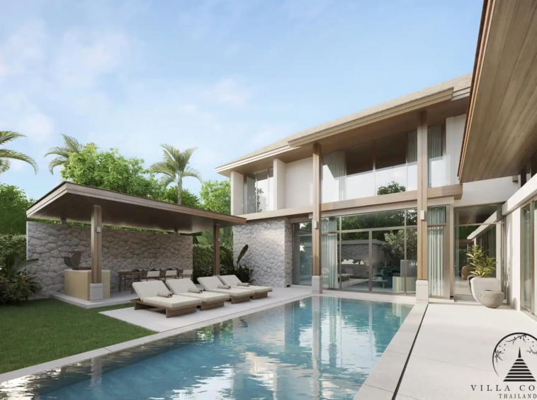 The outdoor area at QAV Residence with a sala for relaxation and dining.
