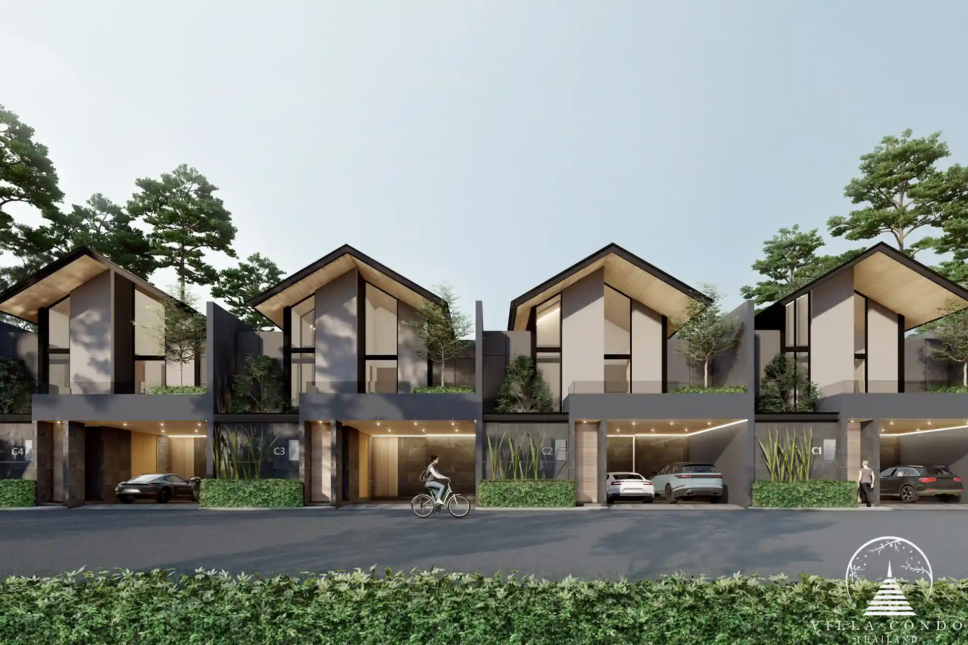 Rainpalm Villas Outdoor Area Outdoor lounge area with garden view.