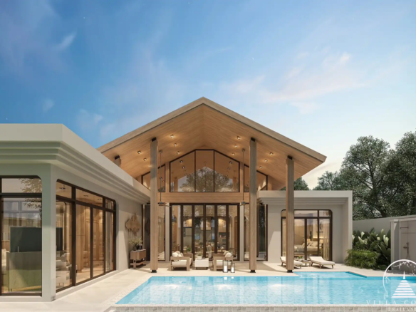 Exterior view of Rungtiva Luxury Villas.