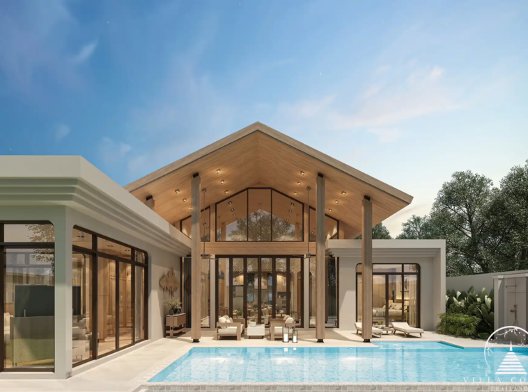 Exterior view of Rungtiva Luxury Villas.