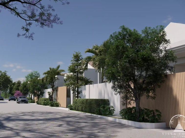 Exterior view of Rungtiva Luxury Villas.