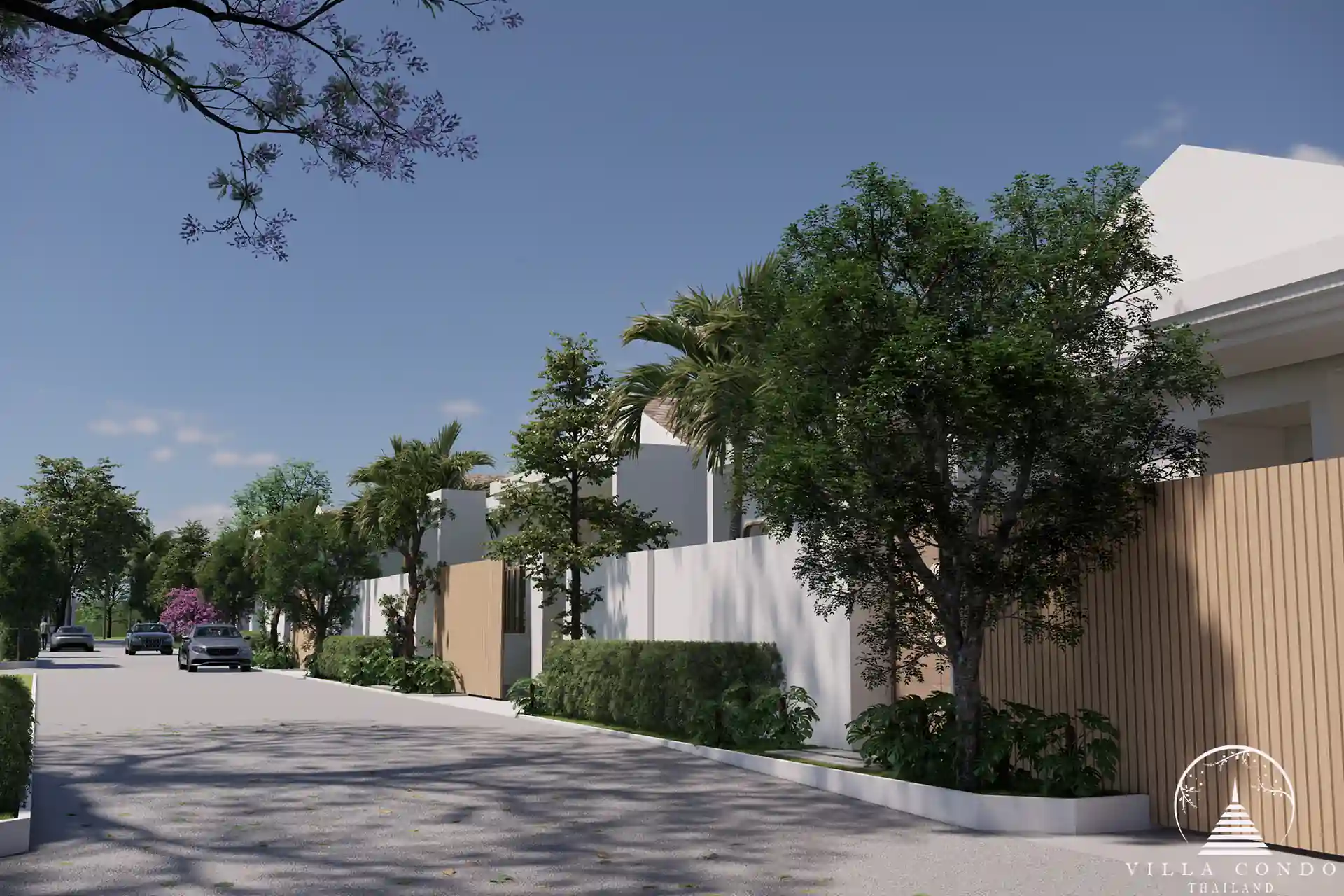 Exterior view of Rungtiva Luxury Villas.