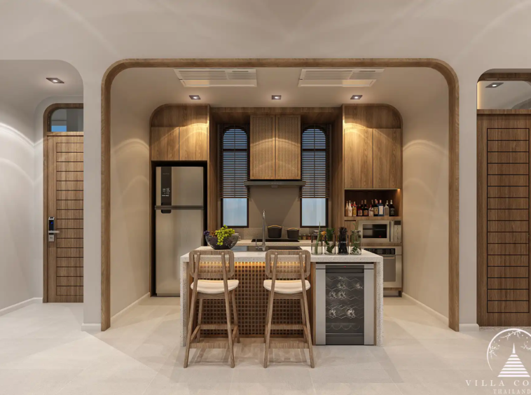 Elegant interior of Rungtiva Luxury Villas.
