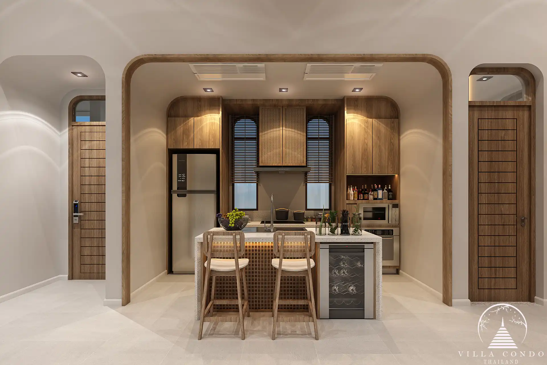 Elegant interior of Rungtiva Luxury Villas.