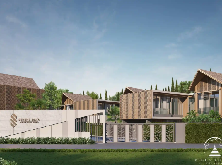 Entrance of Serene Raya Villas.