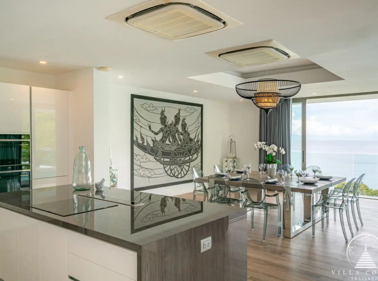 Dining area at Silver Moon Cape Amarin Kamala Headland