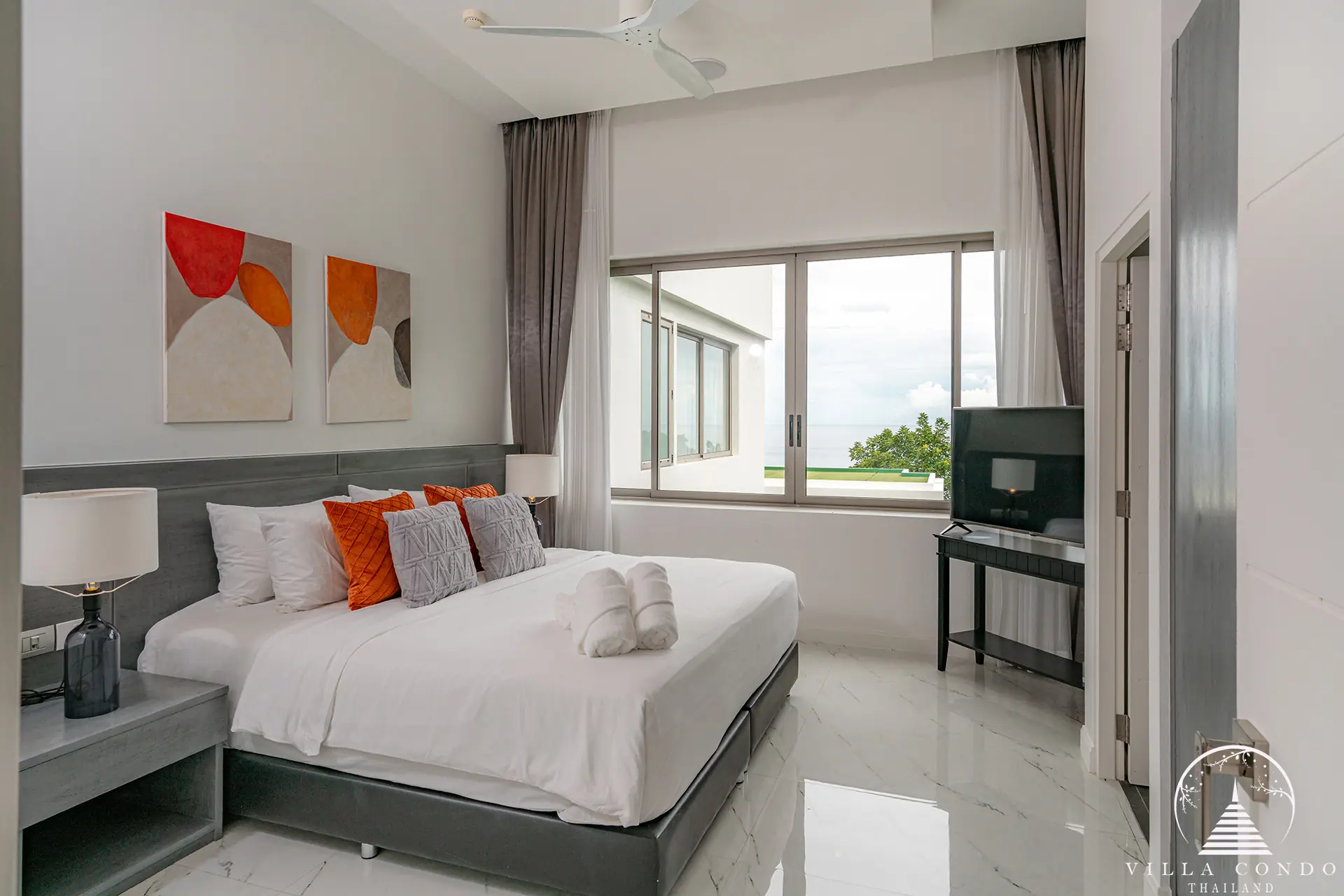 Bedroom at Silver Moon Cape Amarin Kamala Headland
