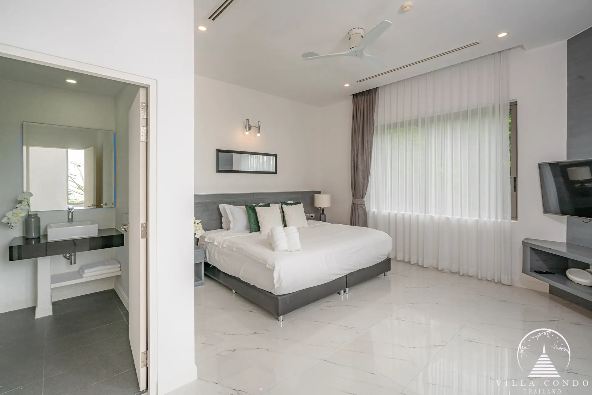 Bedroom at Silver Moon Cape Amarin Kamala Headland