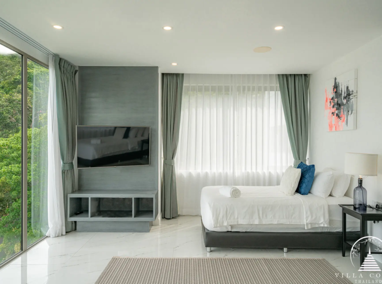Bedroom at Silver Moon Cape Amarin Kamala Headland
