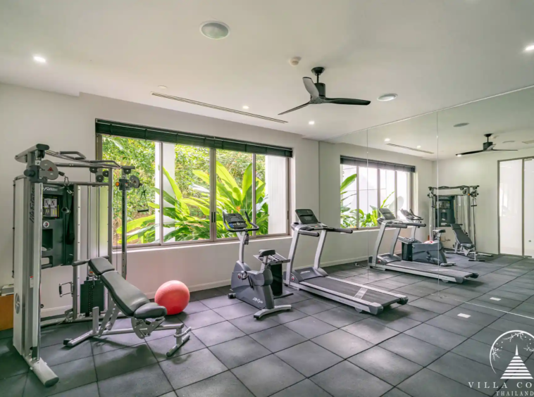 Private gym at Silver Moon Cape Amarin Kamala Headland