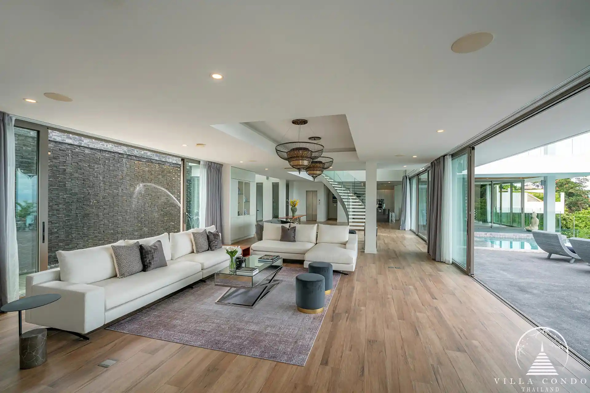 Living area at Silver Moon Cape Amarin Kamala Headland
