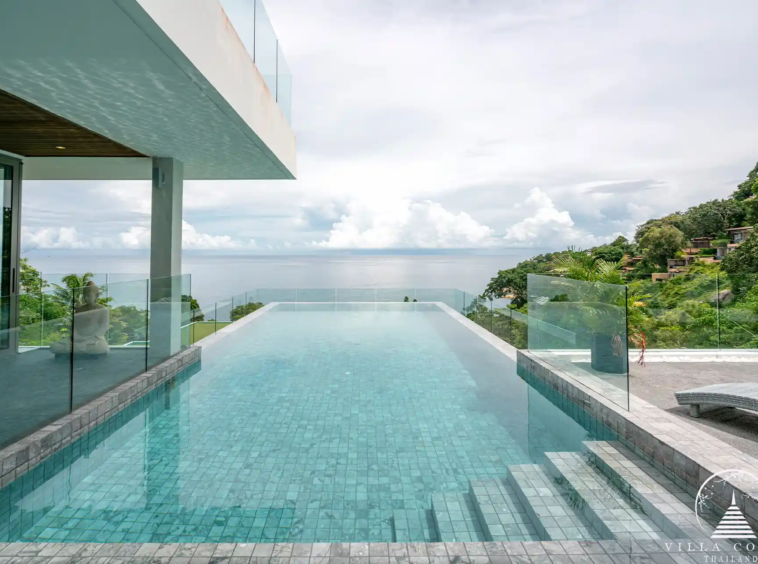 Private pool with sea view at Silver Moon Cape Amarin Kamala Headland