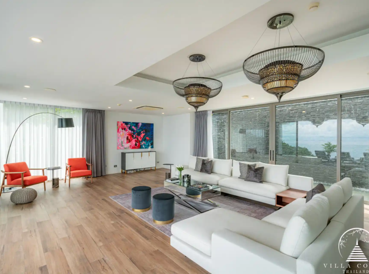 Living area at Silver Moon Cape Amarin Kamala Headland