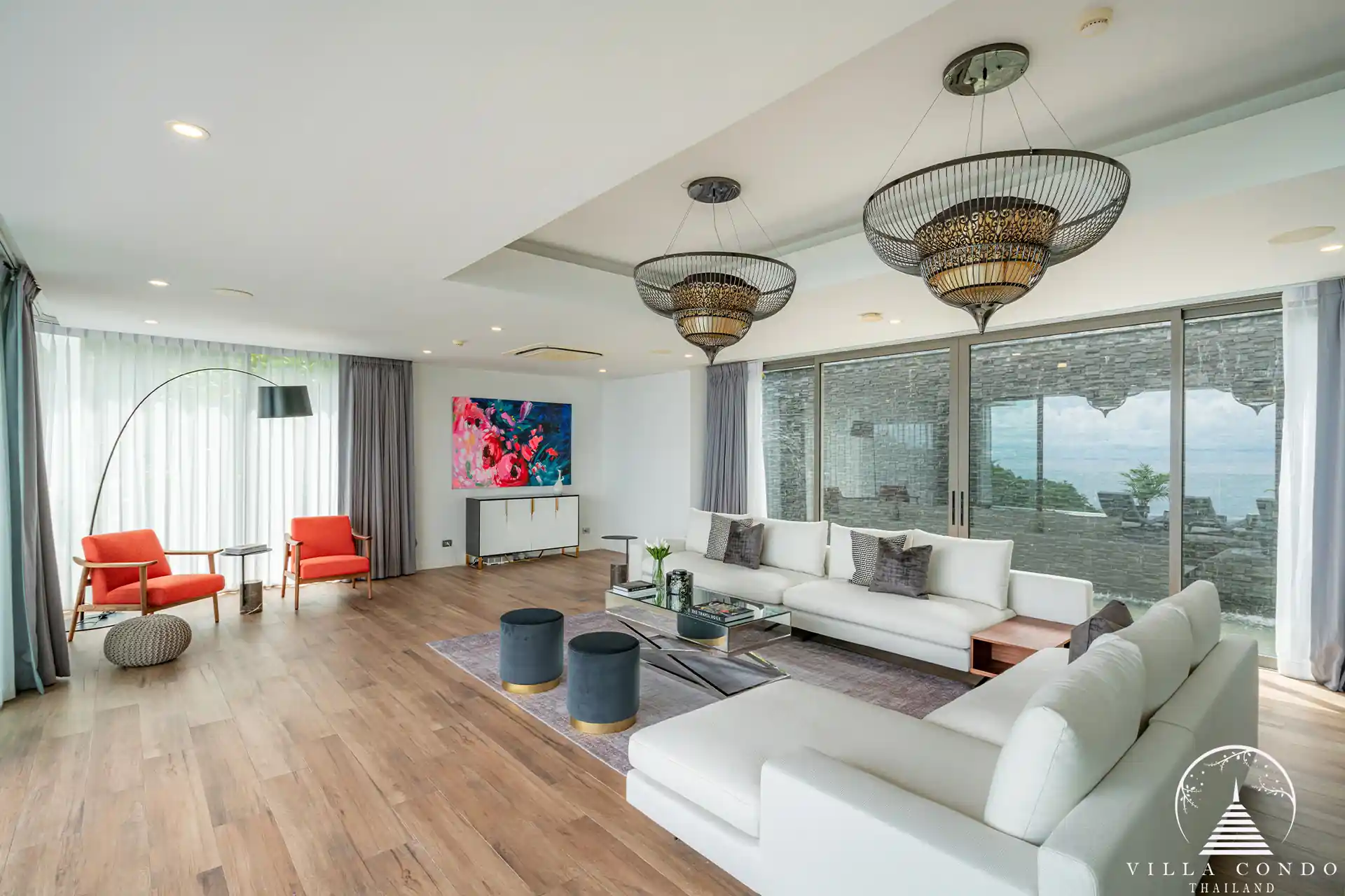 Living area at Silver Moon Cape Amarin Kamala Headland