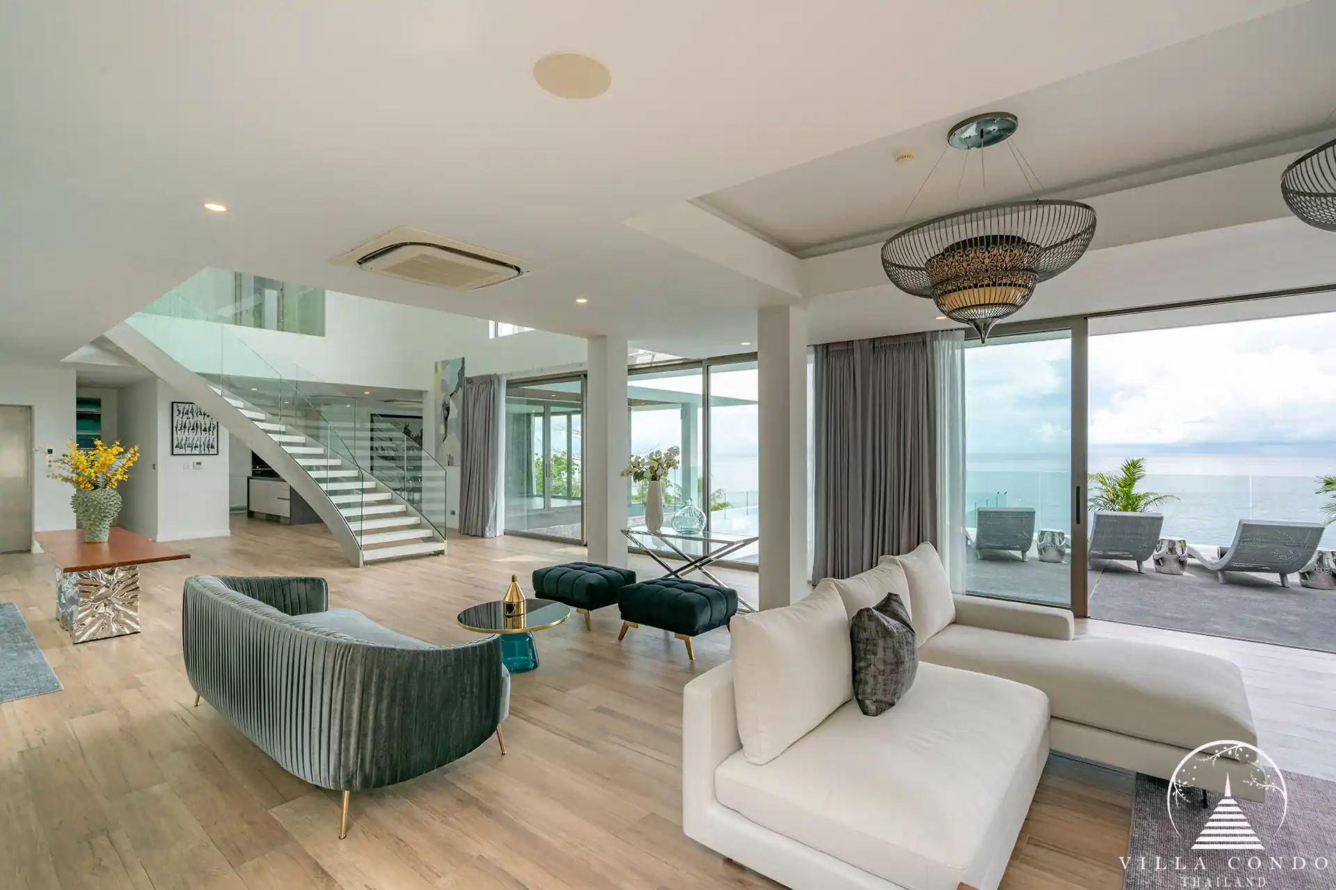 Living area at Silver Moon Cape Amarin Kamala Headland