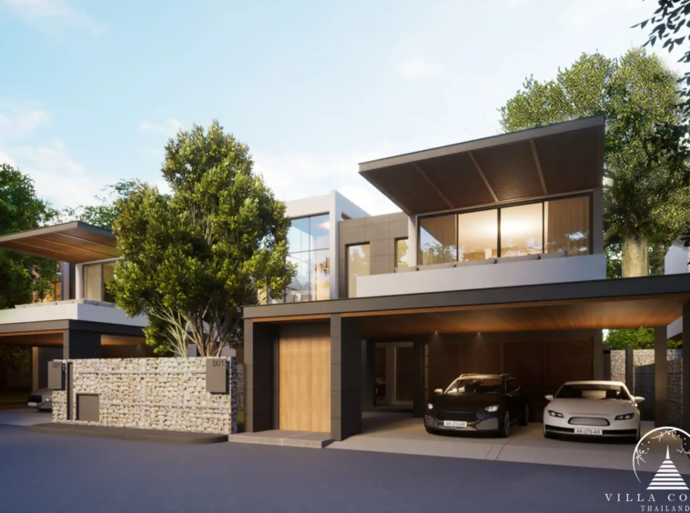 Exterior view of Tiara Saku villas in Saku, Phuket