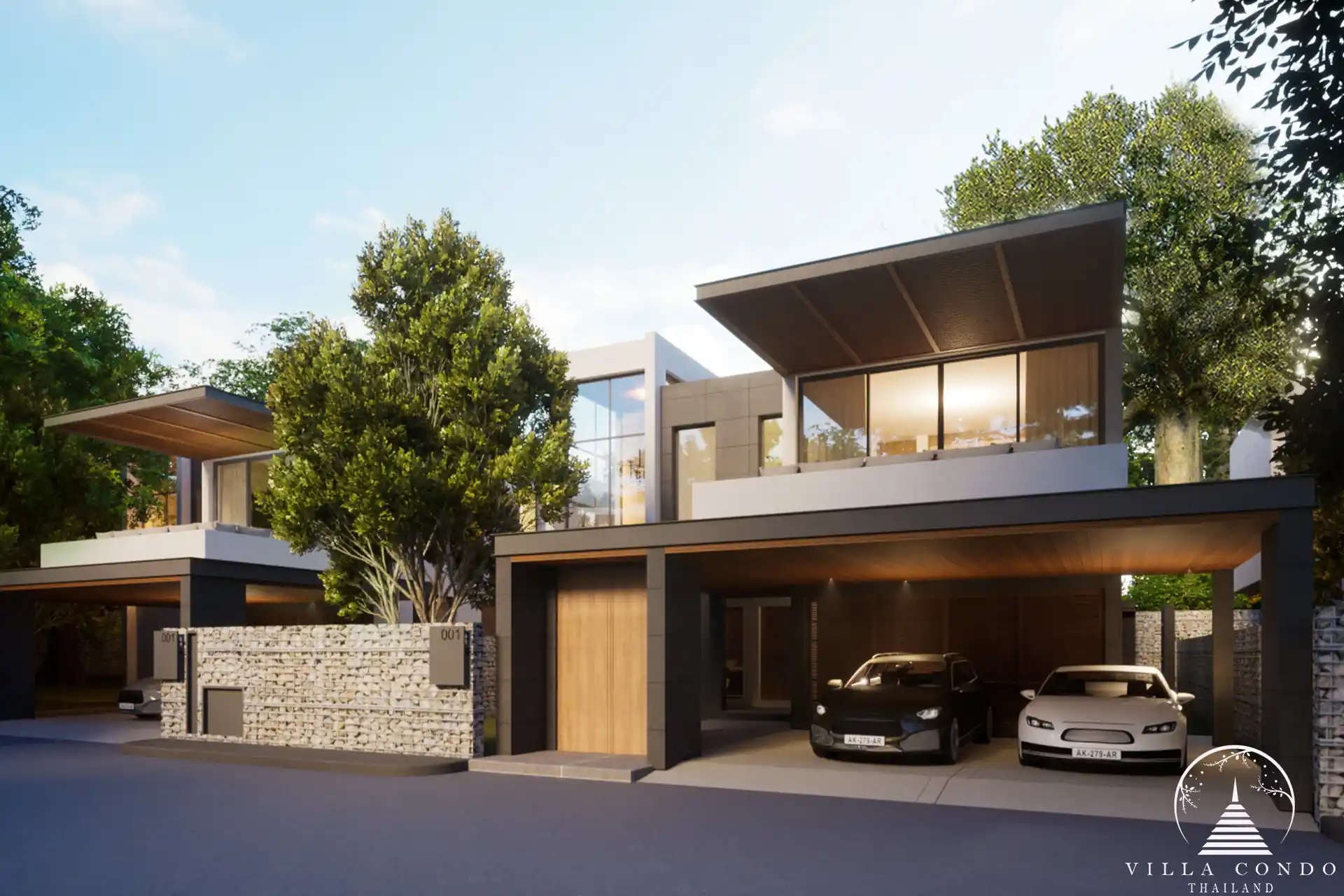 Exterior view of Tiara Saku villas in Saku, Phuket