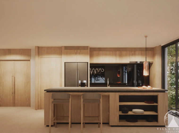 Fully-equipped kitchen in Tiara Saku villas in Saku, Phuket