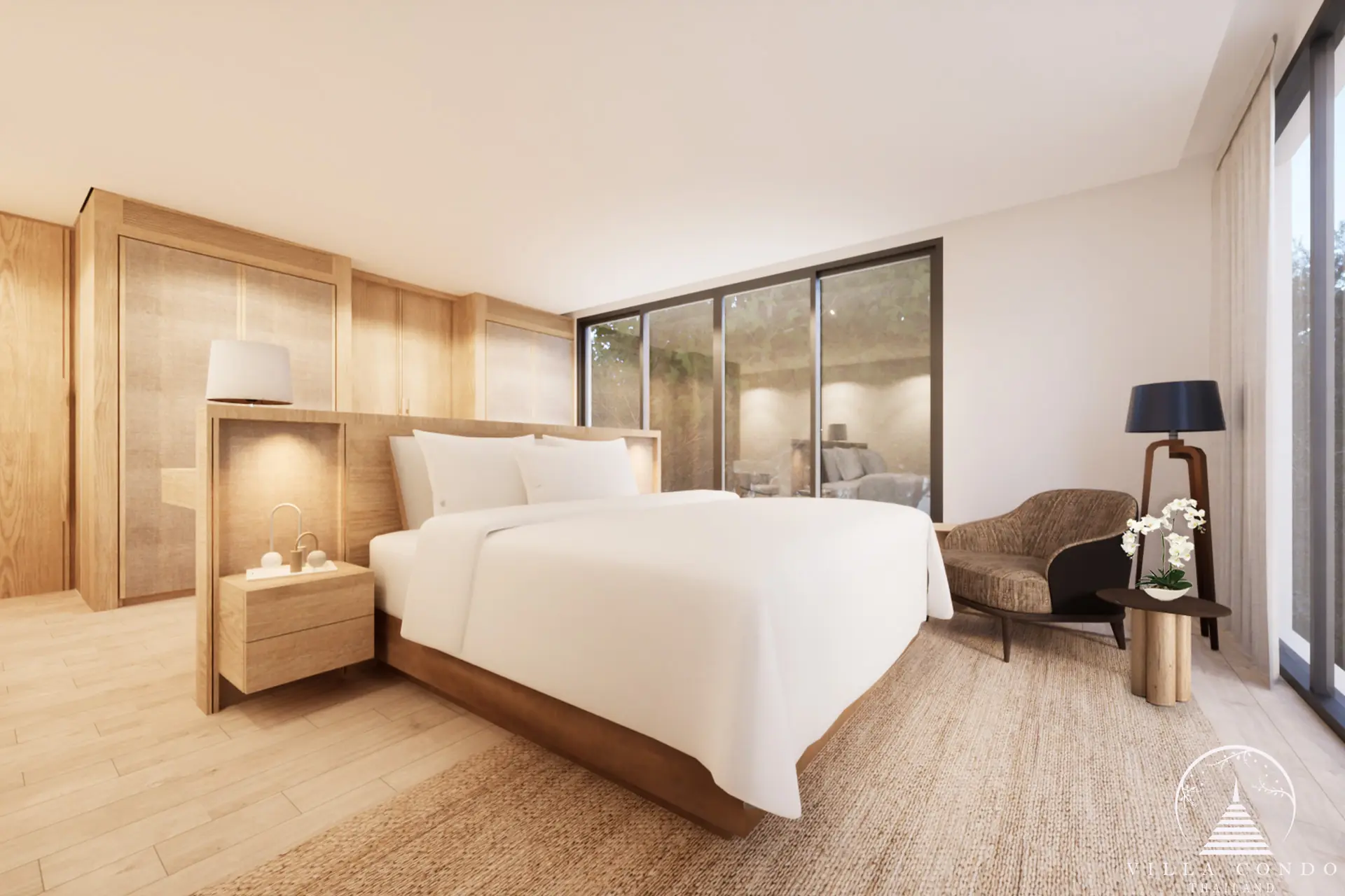 Interior view of Tiara Saku villas in Saku, Phuket