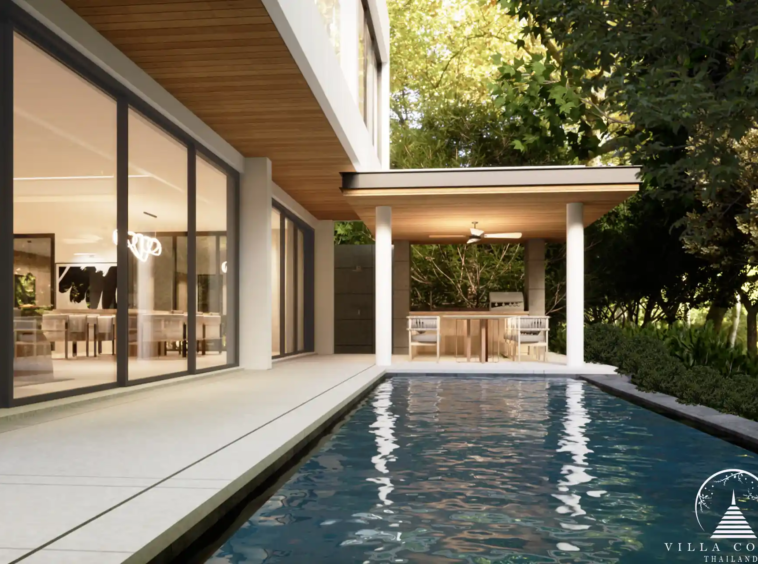 Luxurious private pool at Tiara Saku villas in Saku, Phuket