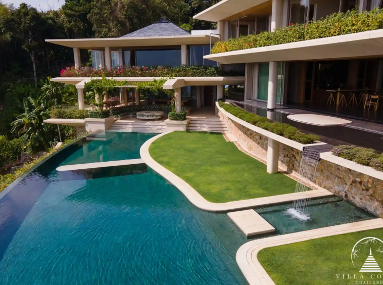 Outdoor area in Villa Cascade Kamala Headland.