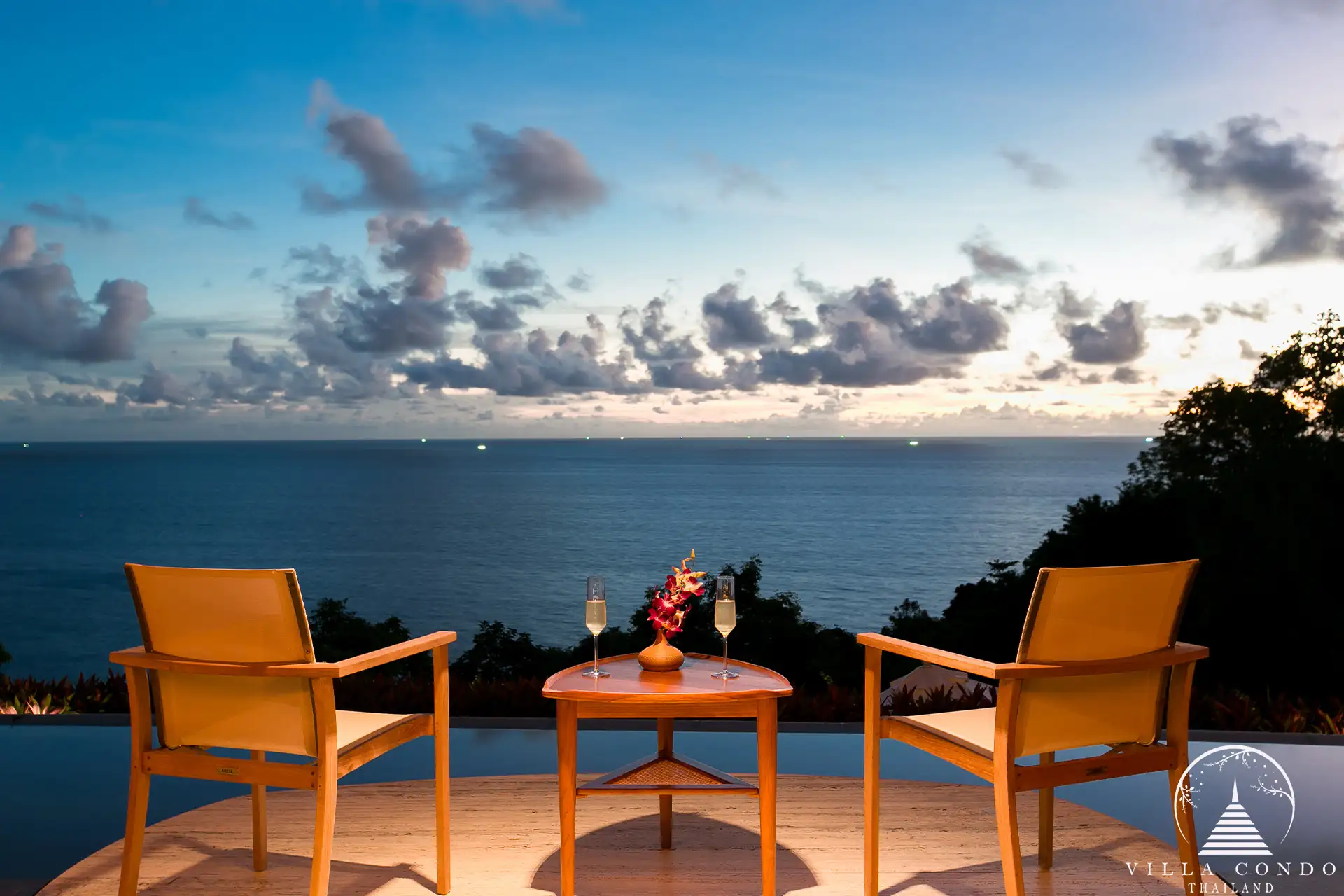 Outdoor area in Villa Cascade Kamala Headland.