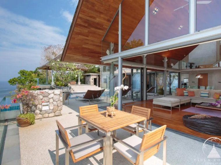 Outdoor area at Villa Hale Malia Kamala