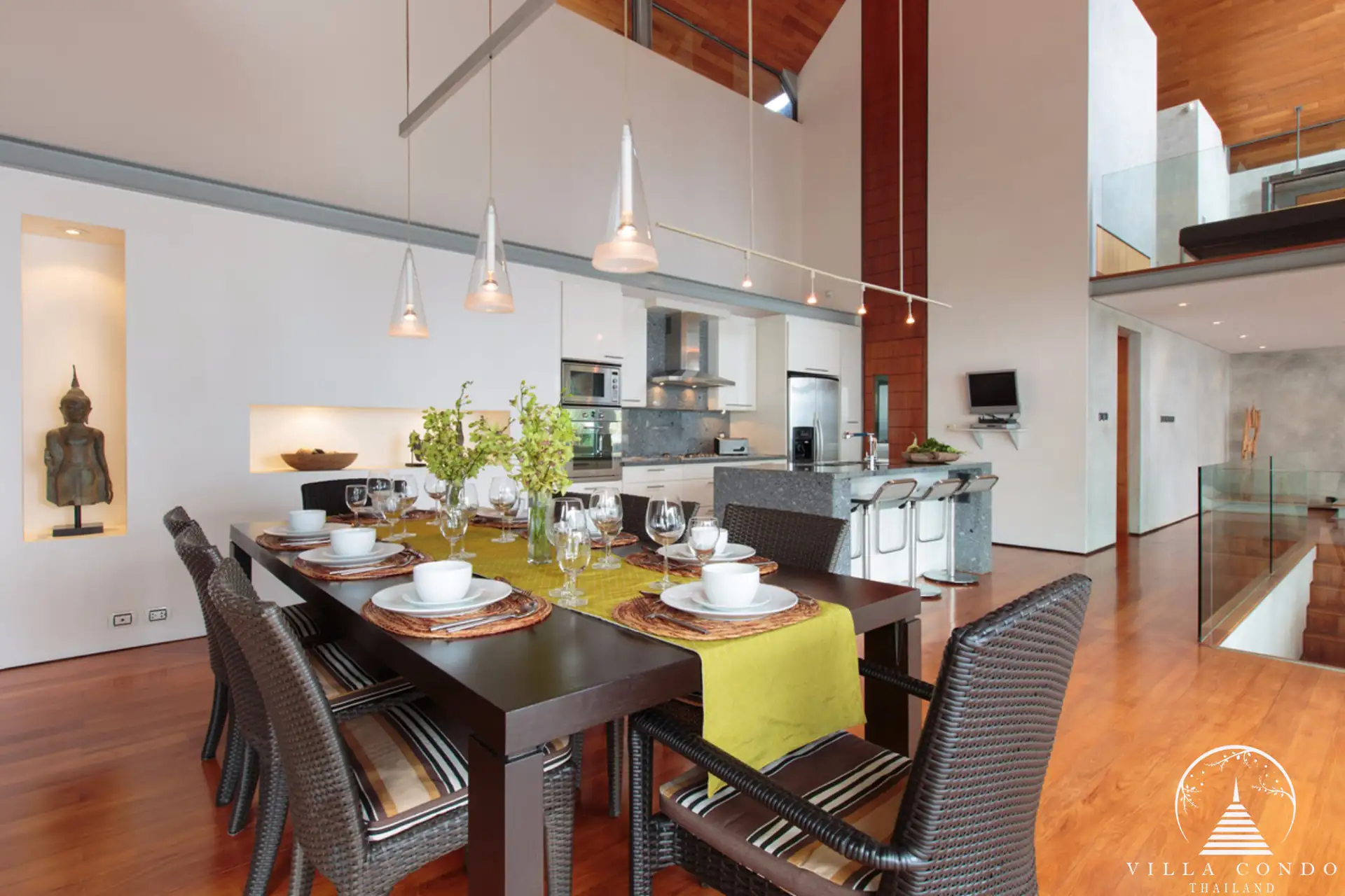Dining area at Villa Hale Malia Kamala