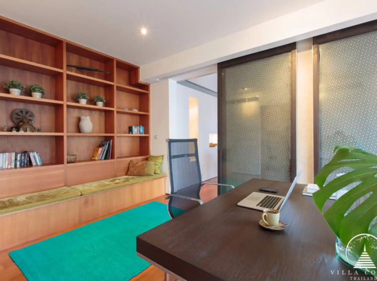 Villa Hale Malia Kamala Private Office with Ocean View