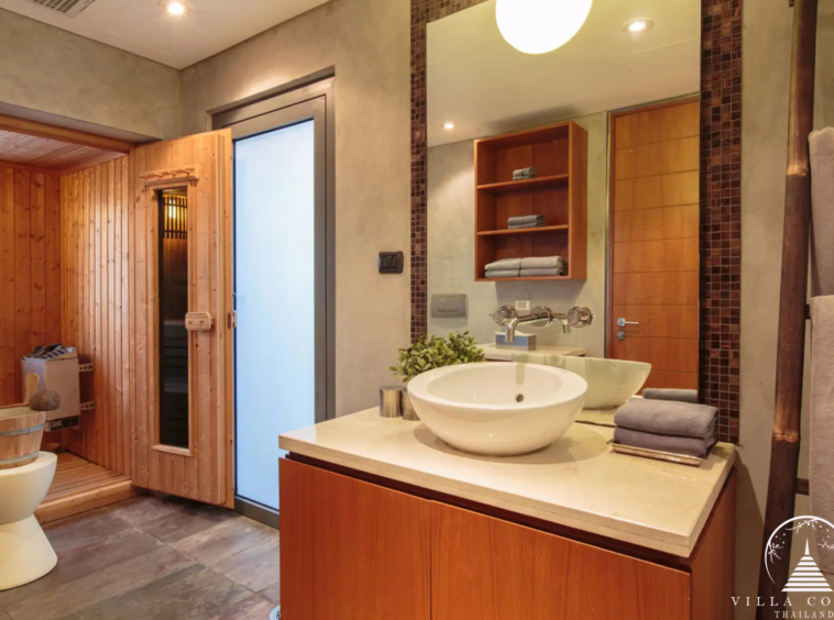 Bathroom at Villa Hale Malia Kamala