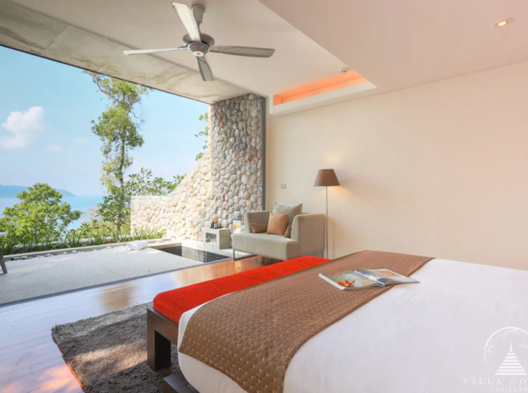 Master bedroom at Villa Hale Malia Kamala
