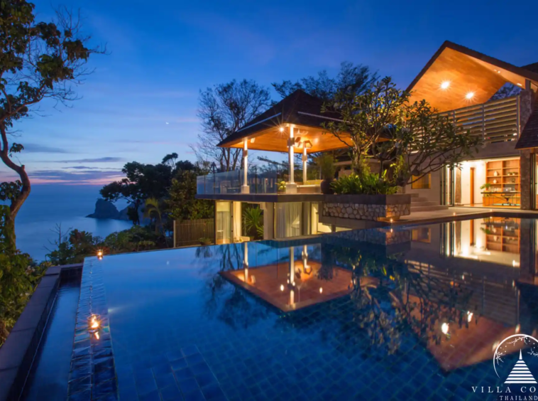 Private pool with sea view at Villa Hale Malia Kamala