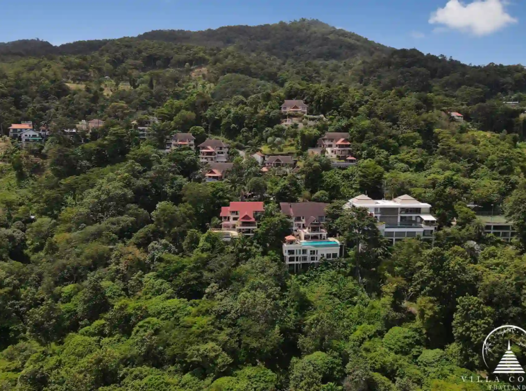 Bird Eye View of Villa Yoosook Patong