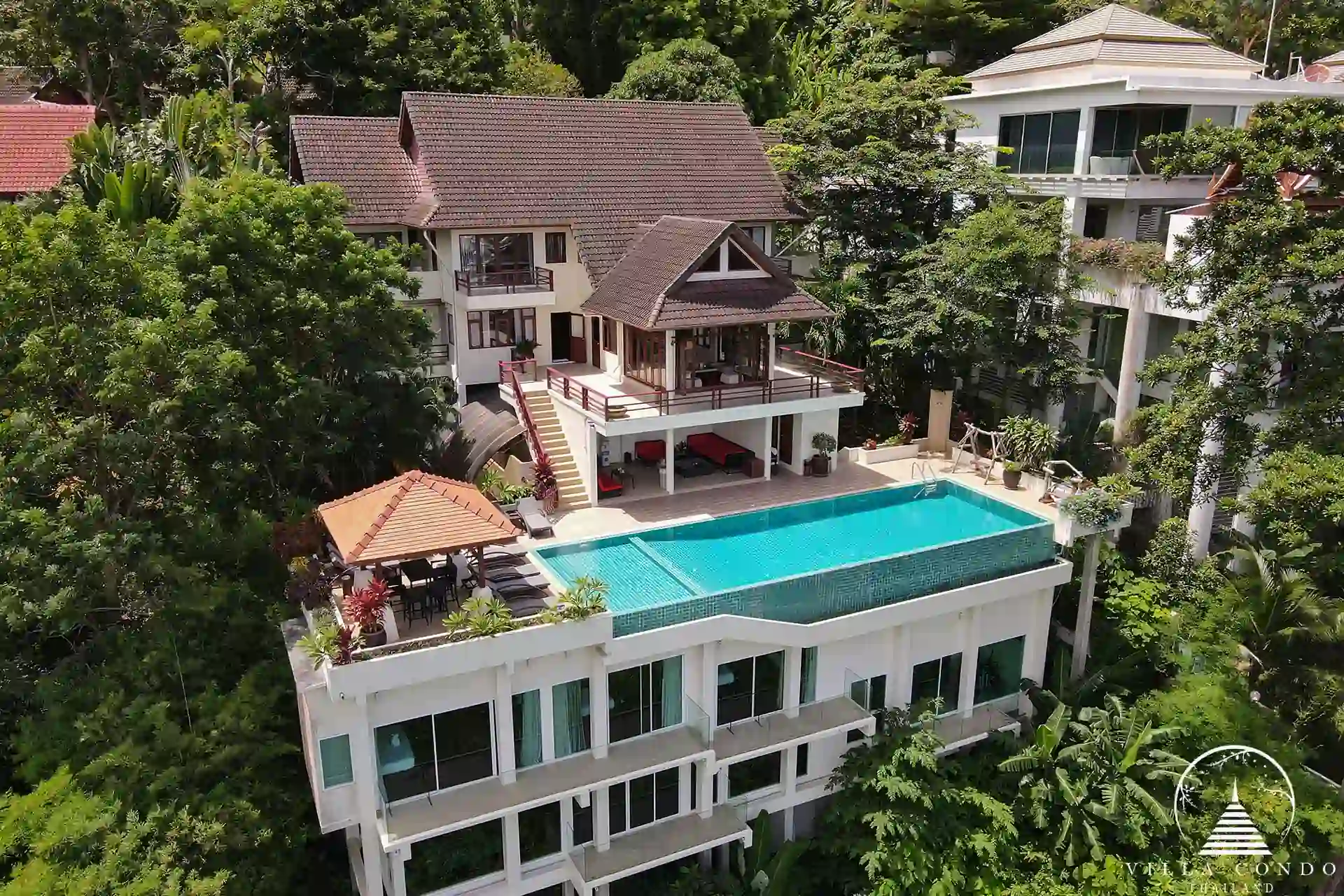 Bird Eye View of Villa Yoosook Patong