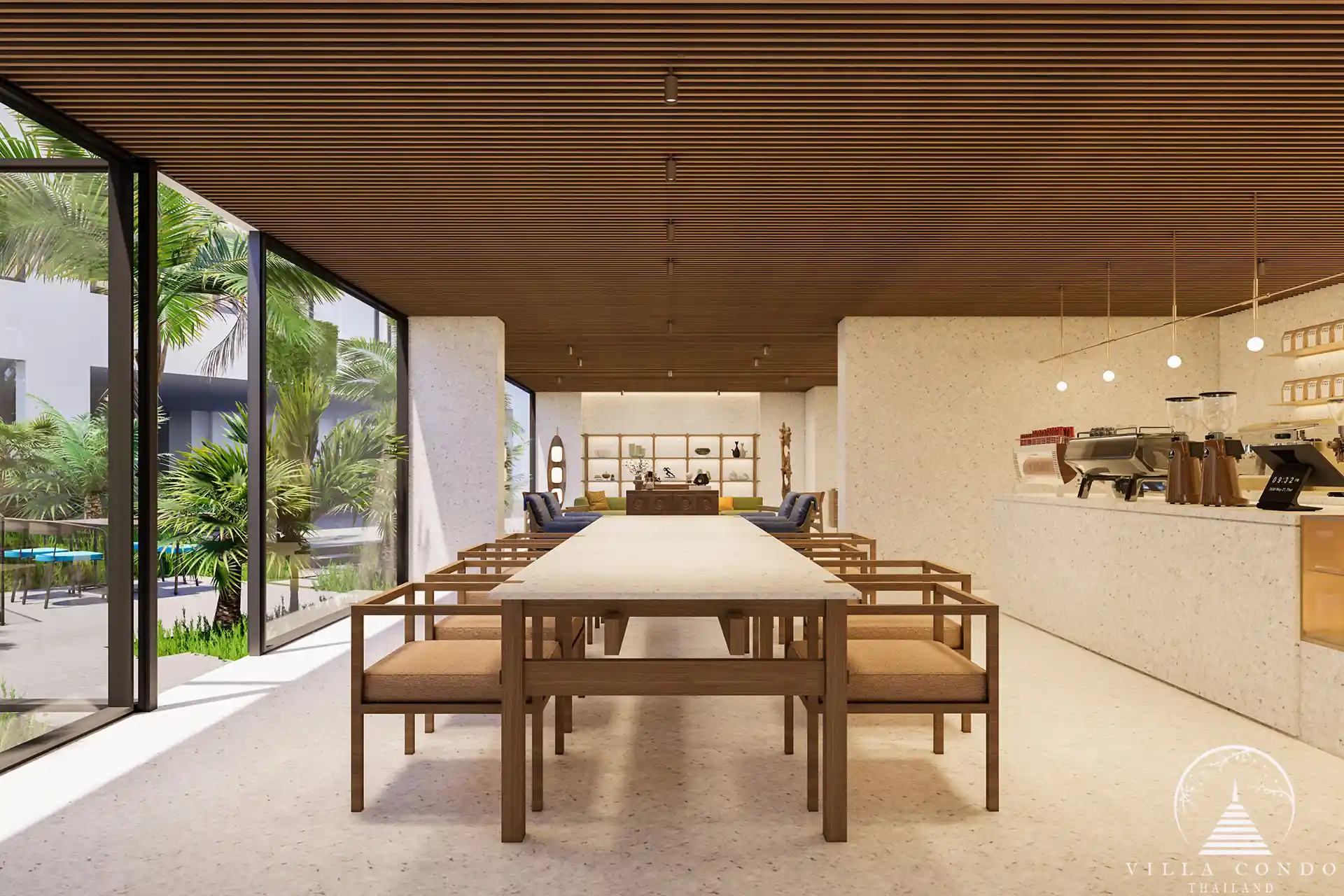 Southeast Asian-inspired restaurant at Wyndham Fantasea Condo Chalong, offering a unique dining experience.