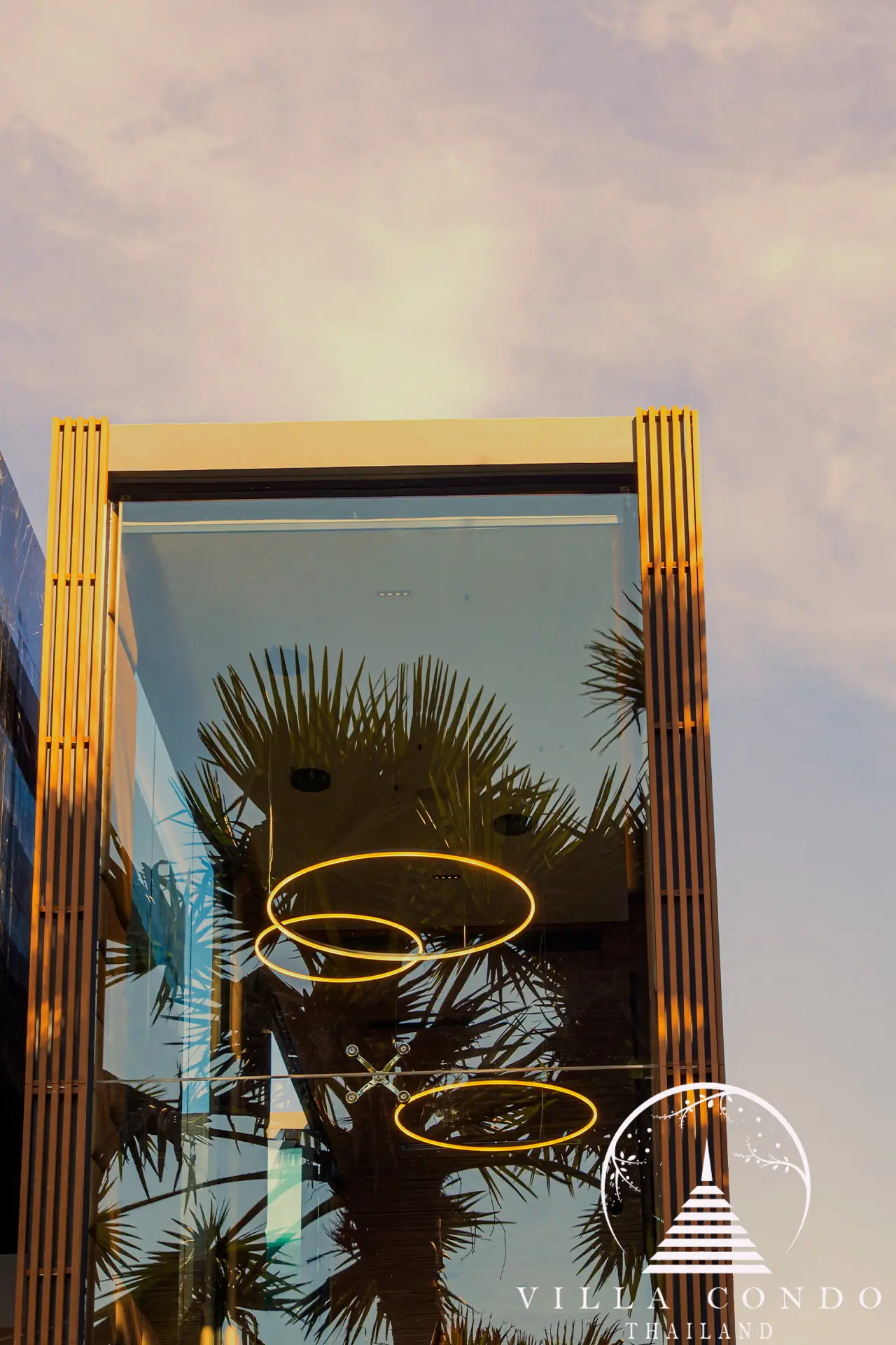 Lush outdoor area at The Victory villas in Thalang, Phuket