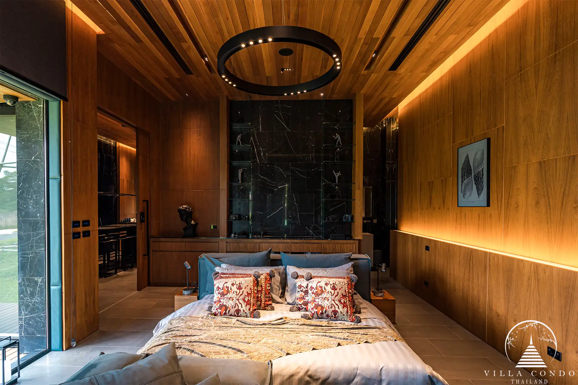 Elegant master bedroom in The Victory villas in Thalang, Phuket