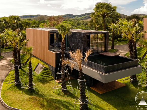 Exterior view of The Victory villas in Thalang, Phuket