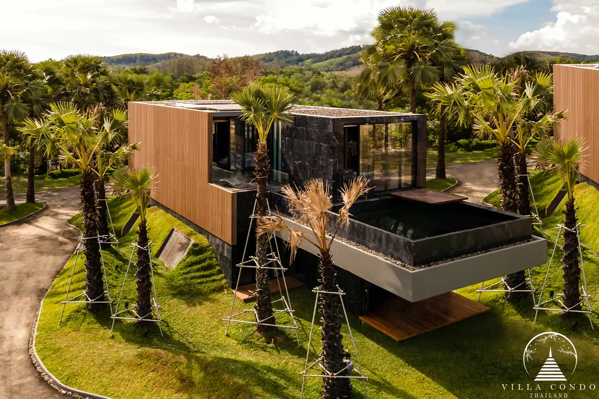 Exterior view of The Victory villas in Thalang, Phuket
