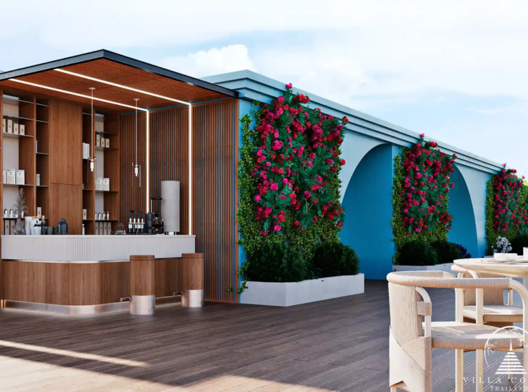 Above Element Condominium rooftop restaurant