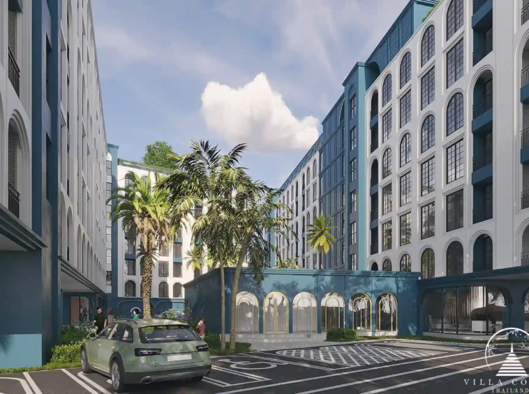Above Element Condominium entrance