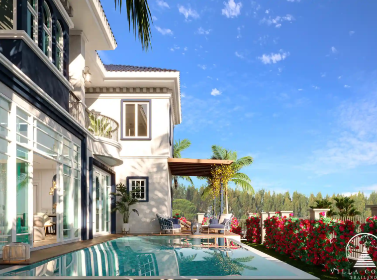 Private pool at Above Element Villa