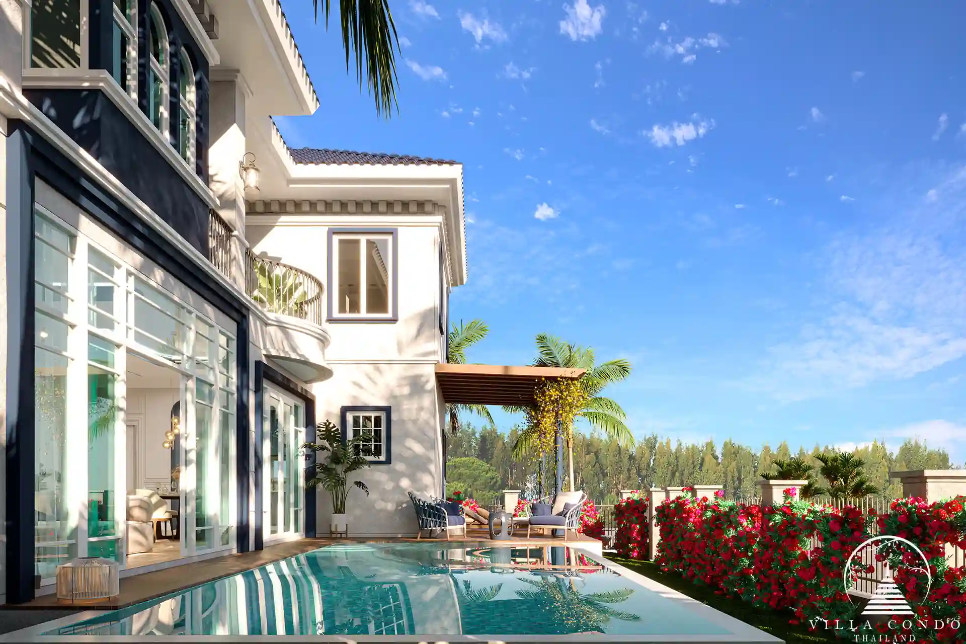 Private pool at Above Element Villa