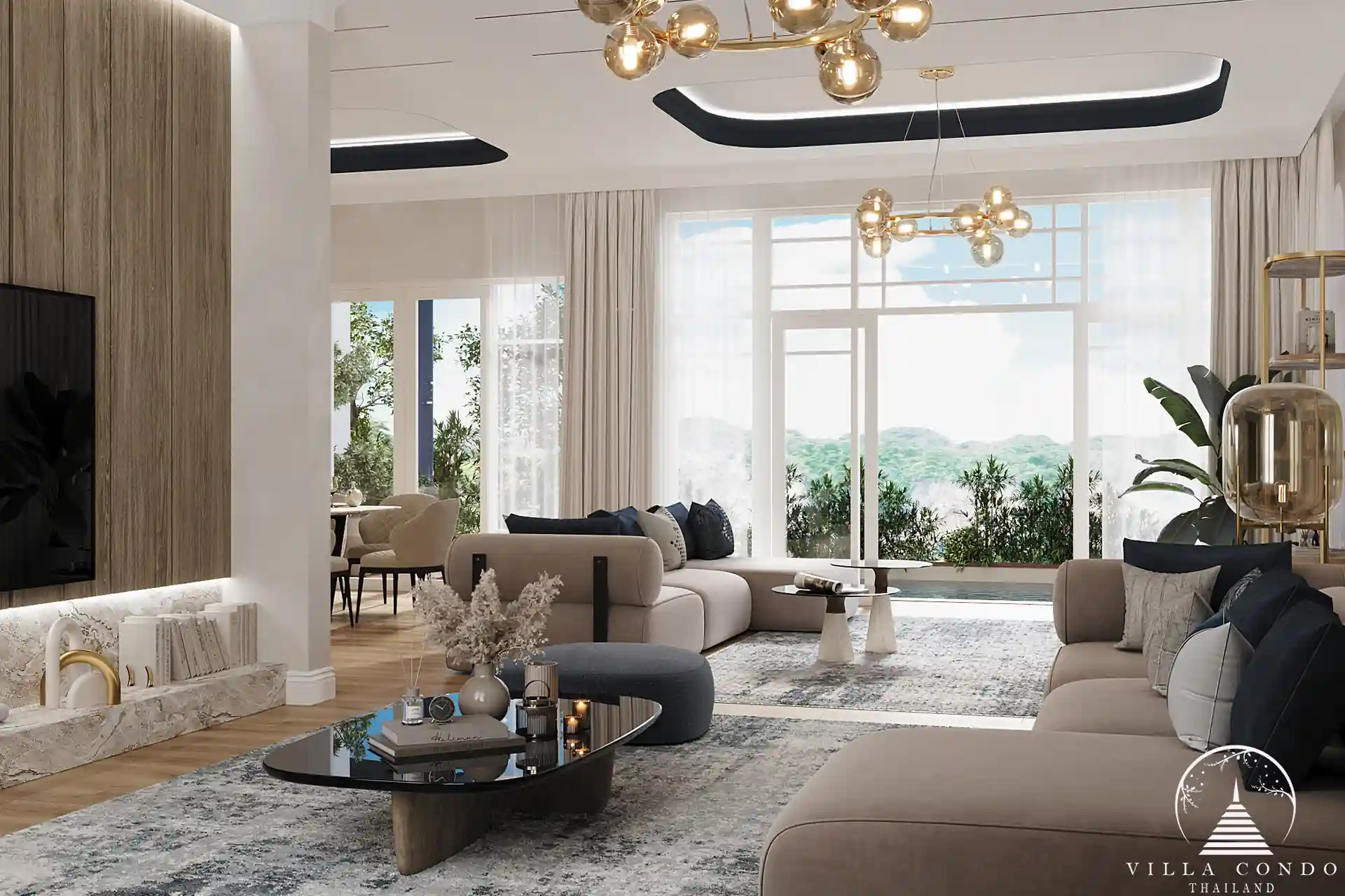Interior view of Above Element Villa