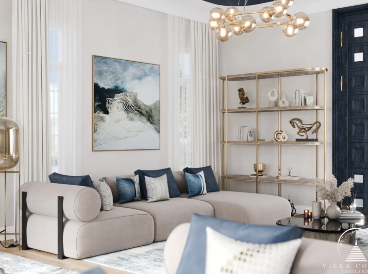 Living area in Above Element Villa