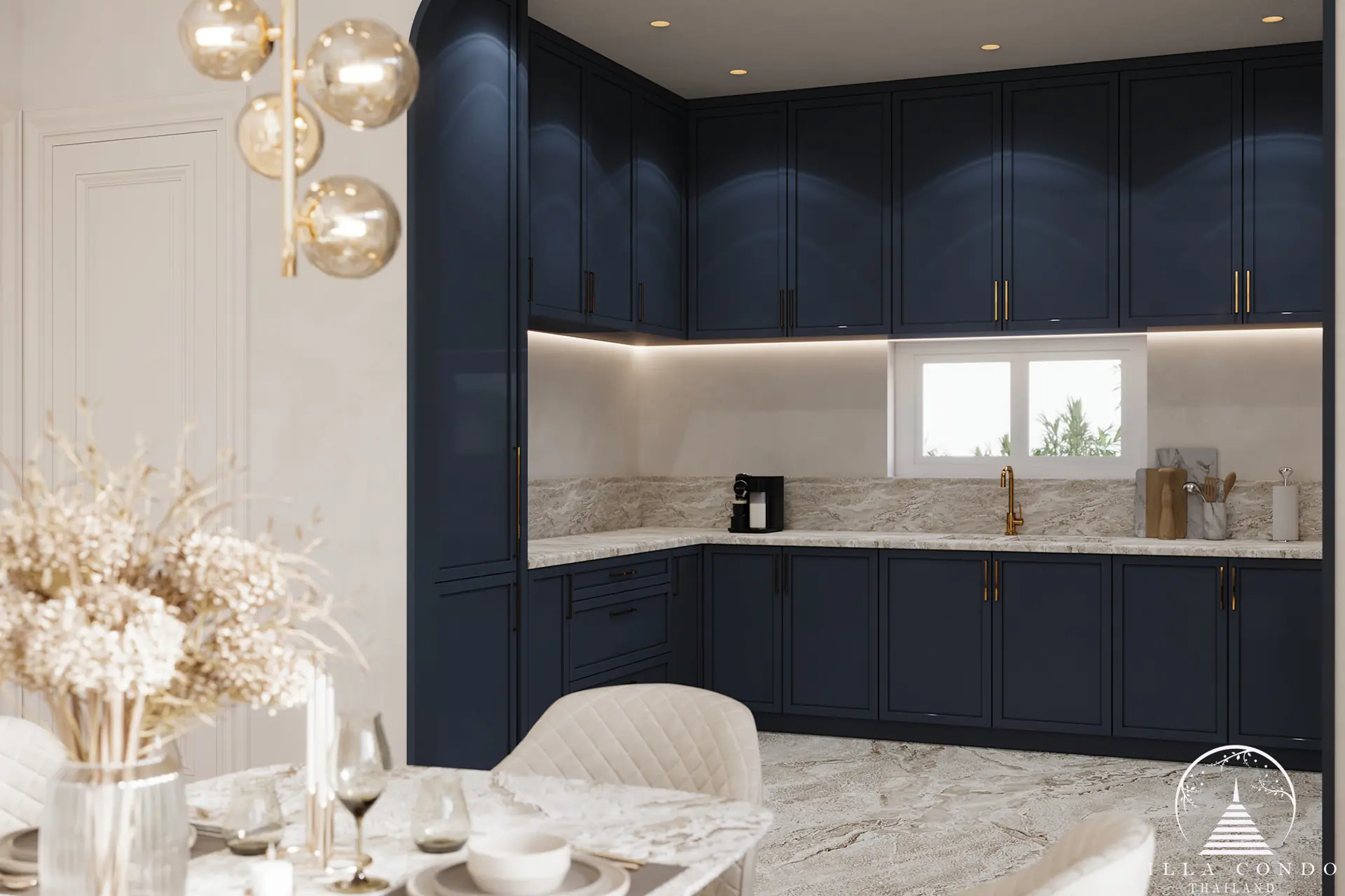 Kitchen in Above Element Villa