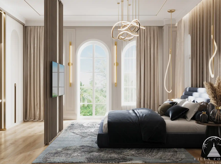Master bedroom in Above Element Villa