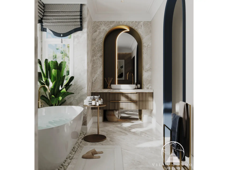 Master bathroom in Above Element Villa